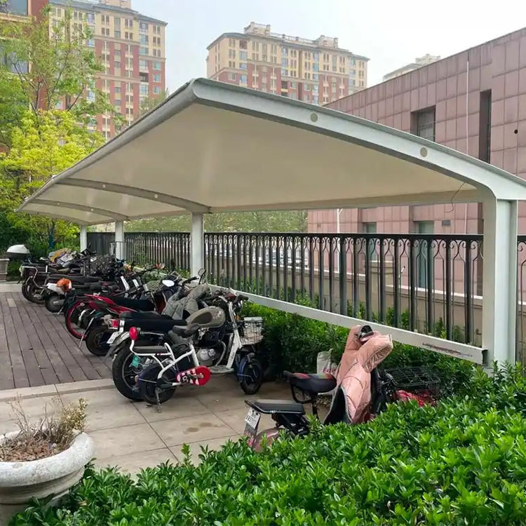 西林县膜结构电动车棚